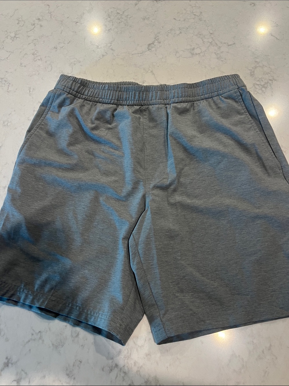 PGA Tour Men's Slate Gray Athletic Shorts